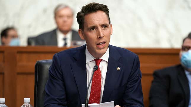 Image for article titled Biggest Revelations From Josh Hawley’s New Book ‘Manhood’