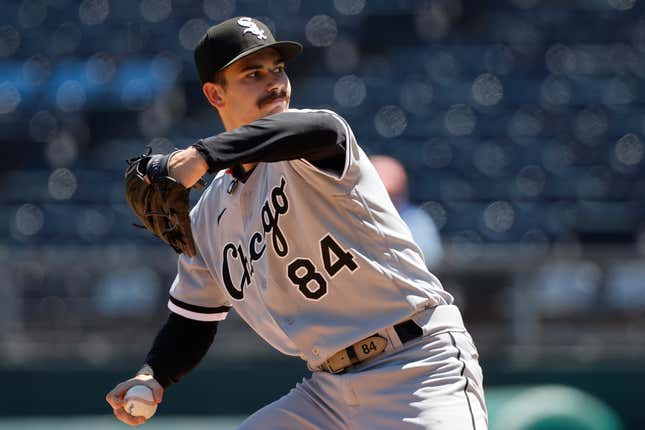 Dylan Cease and his awesome mustache