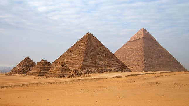 Image for article titled Archaeologists: Egyptian Pyramids Actually Early Attempt At Camping