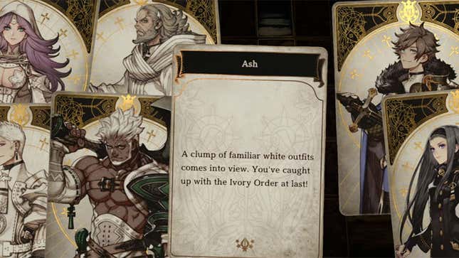 A screenshot from Voice of Cards
