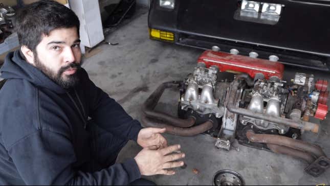 Image for article titled This Zany Discount Batmobile Has Eight Wheels And Dual Mazda Rotary Engines