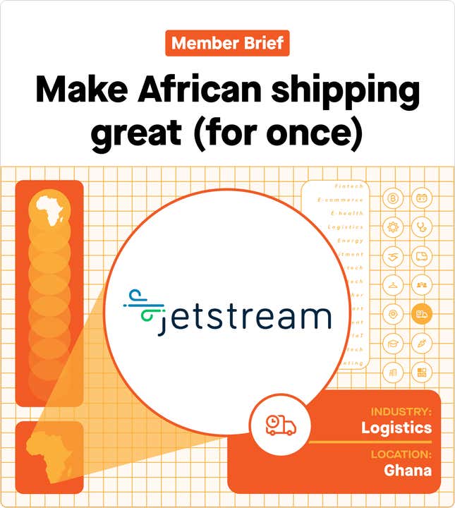 Image for article titled âœ¦ Make African shipping great (for once)