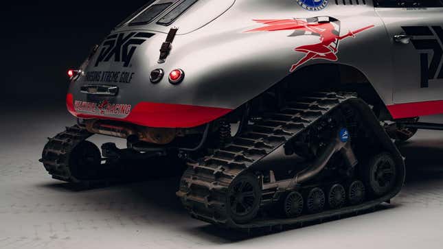 Image for article titled The Polar Porsche Is Ready To Run On The Ice In Antarctica