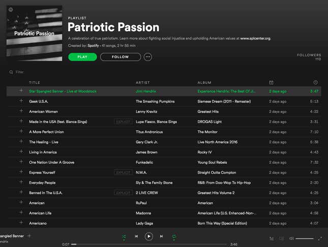 Screenshot / Spotify