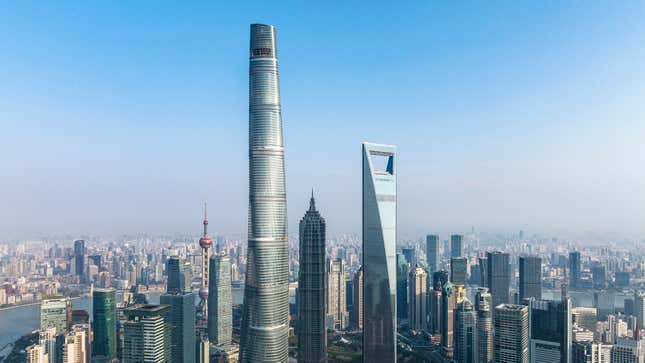 Image for article titled Shanghai Tower Named World’s Tallest Building Amid Late Growth Spurt