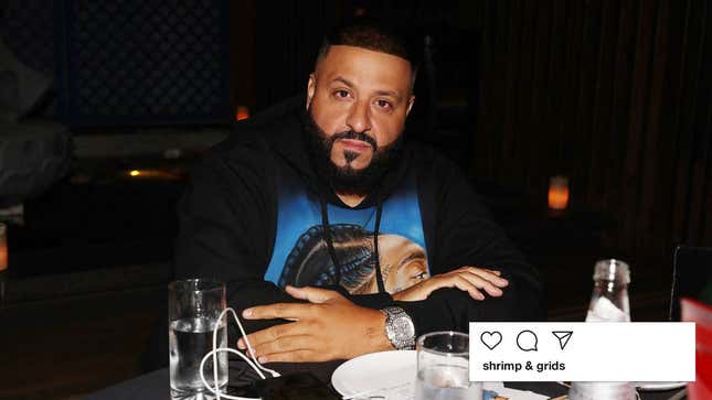 DJ Khaled with just one plate