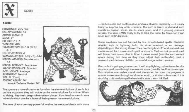 Image for article titled 23 Strange Creatures From the Advanced Dungeons &amp; Dragons First Edition Monster Manual