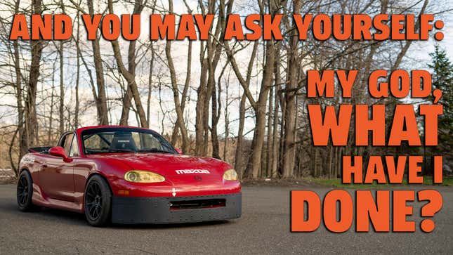 Image for article titled I Bought A Track-Prepped Mazda Miata Sight Unseen And Now I Have No Time To Get It Ready For Track Season