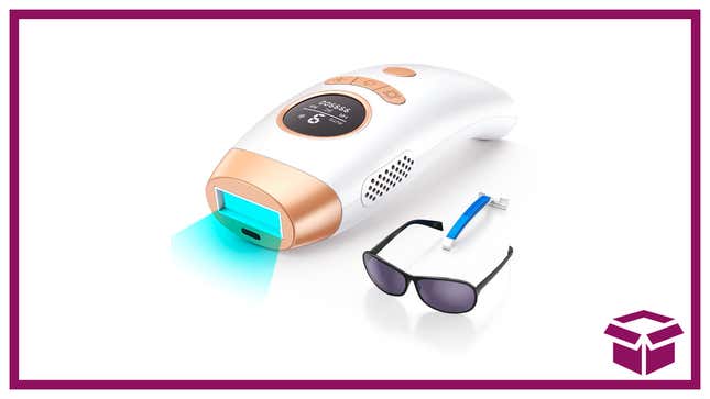 Ditch the razors and do laser hair removal at home.