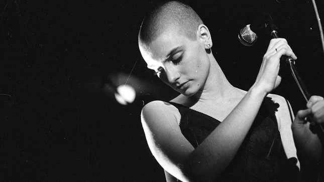 Sinead O’Connor on stage, April 3, 1988