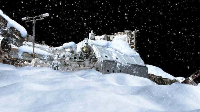 Image for article titled NASA Delays Space Walk After It Starts Snowing In Outer Space
