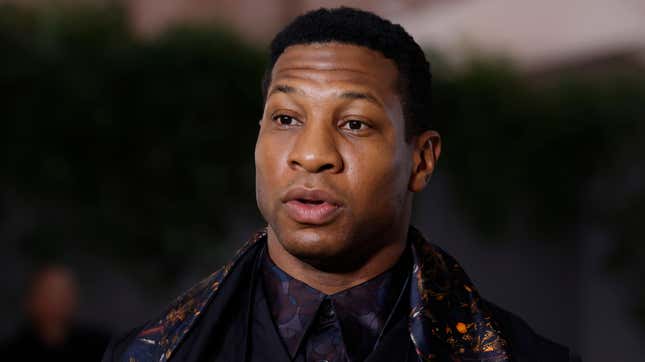 Jonathan Majors attends the 2nd Annual Academy Museum Gala at Academy Museum of Motion Pictures on October 15, 2022 in Los Angeles, California. 