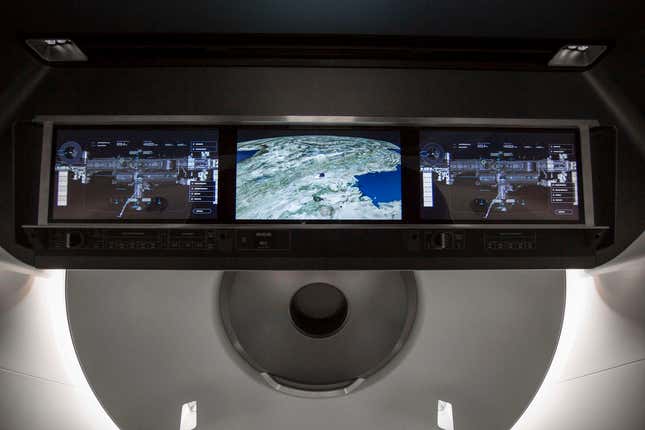 Image for article titled SpaceX just released footage of its new manned spaceship and it looks weirdly cool