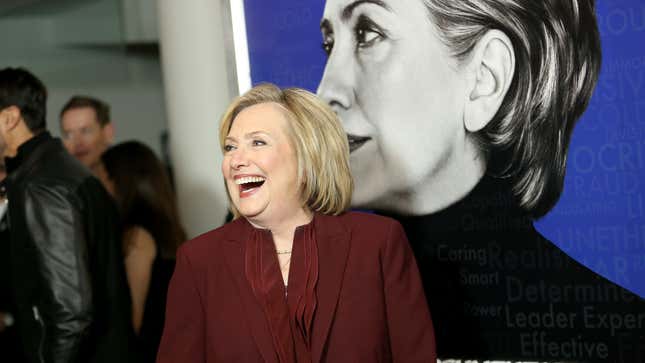Image for article titled Hillary Proves That Hillary Clinton Is Likable, But Never Asks What That Got Her