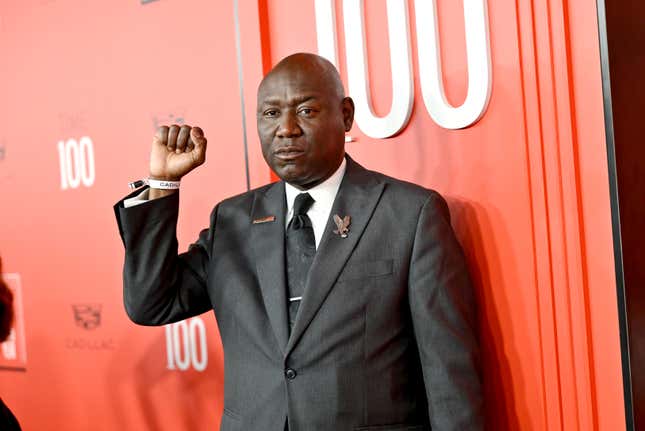 Attorney Ben Crump attends the Time100 Gala, celebrating the 100 most influential people in the world, at Frederick P. Rose Hall, Jazz at Lincoln Center on Wednesday, April 26, 2023, in New York. 

