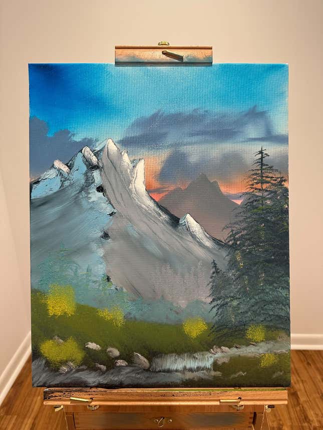 Painted my first painting since high school