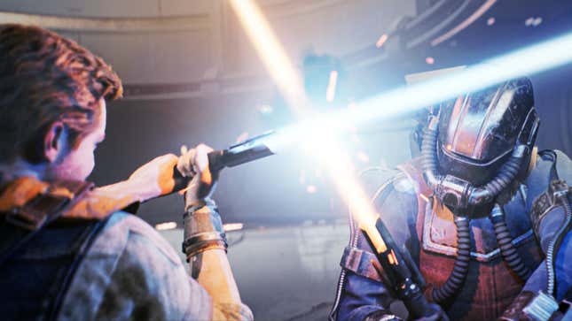 Cal Kestis fighting in Star Wars Jedi: Survivor