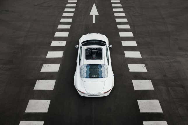 Image for article titled The Alpine A110 E-Ternité Teases the Possibility of an EV From Alpine