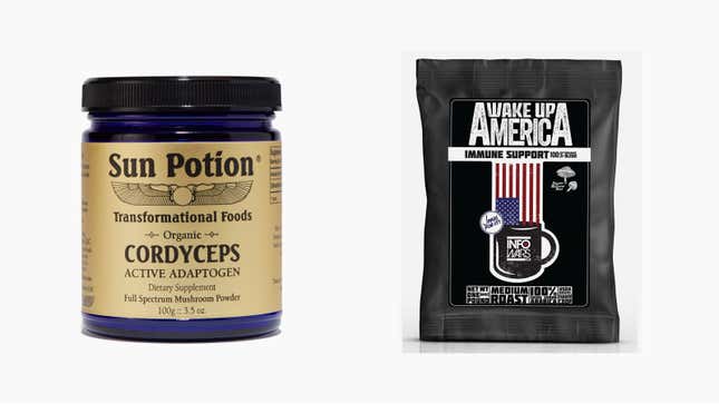 Image for article titled All the “wellness” products Americans love to buy are sold on both Infowars and Goop