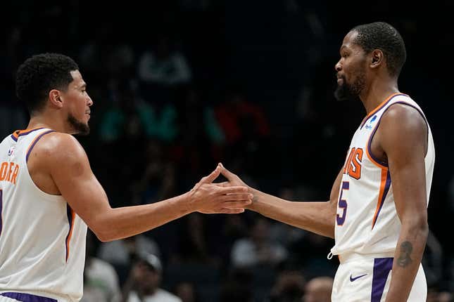 It’s only been one game, but the Durant-Booker connection is looking formidable.