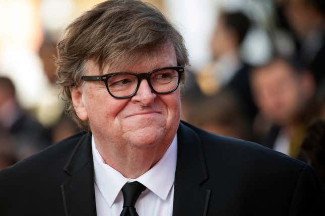 Filmmaker and activist Michael Moore