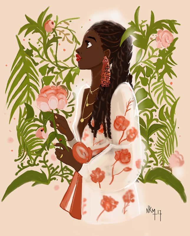 Black women art by France's Nicholle Kobi loved on Instagram