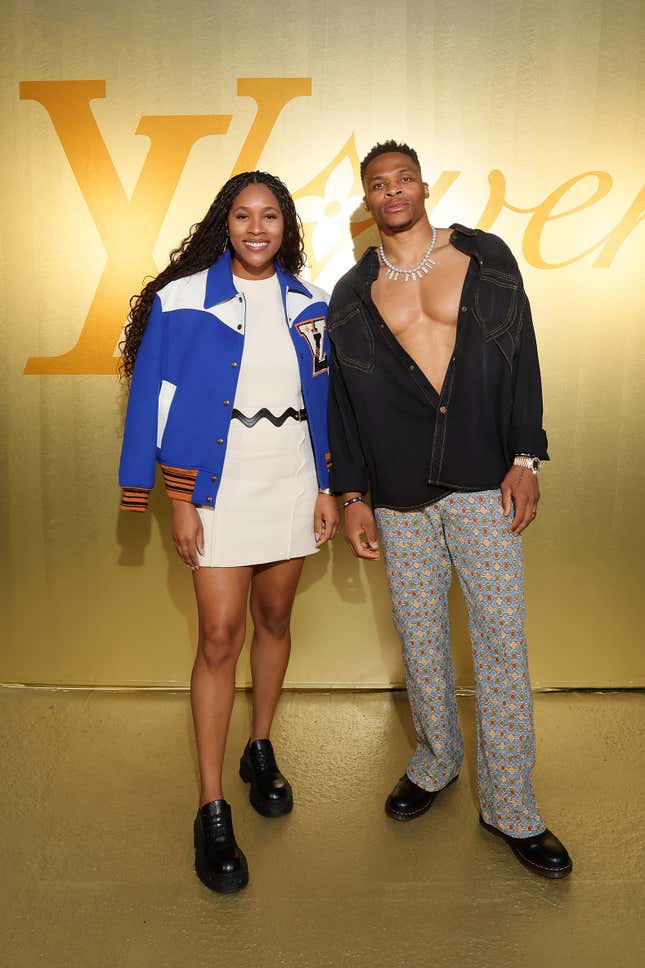 Image for article titled Black Hollywood Popped Out For Pharrell&#39;s Debut LV Fashion Show