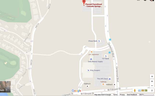 Image for article titled A gunman is in custody after attacking a Planned Parenthood clinic in Colorado Springs