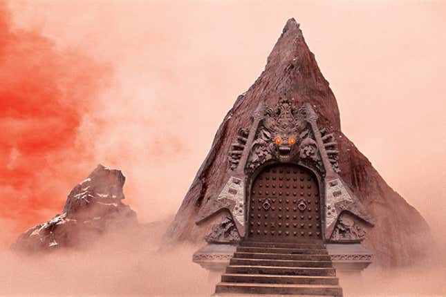 Some speculate that this is the gate to the secret vault.
