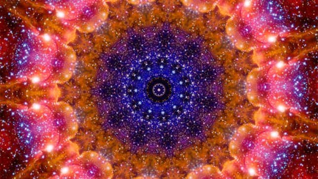 Images from the kaleidoscope reveal that the Crab Nebula actually looks totally, like, freaky and everything.