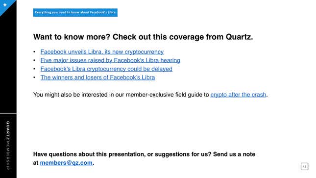 Image for article titled Presentation: Everything you need to know about Facebook’s Libra