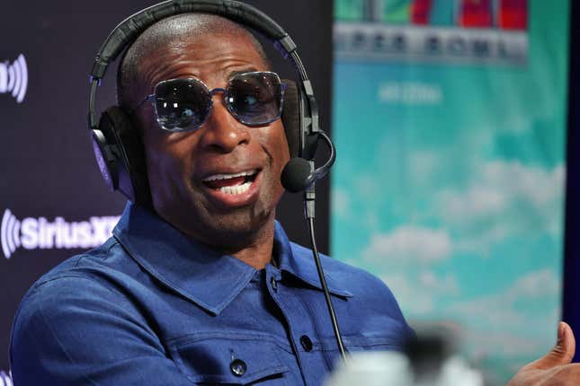 Deion is showing his ass...again