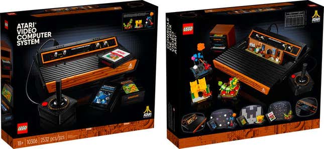 Imagen para el artículo titulado Esta Atari 2600 de Lego tiene casi 2.600 piezas y es una maravilla retro
