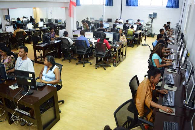 Outsourcia’s center in Madagascar