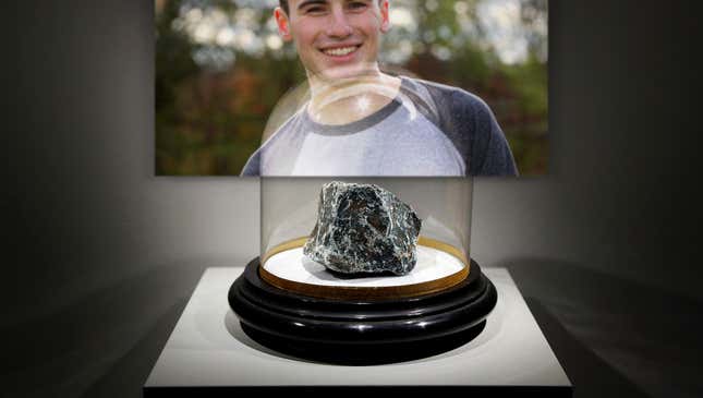 Image for article titled National Air And Space Museum Acquires Rock Local Teen Threw Really, Really High One Time