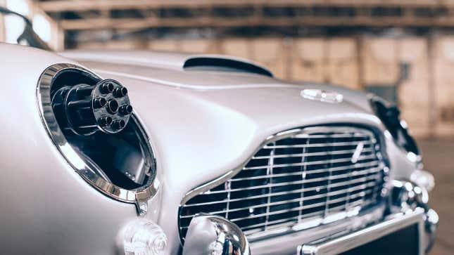 Image for article titled $120,000 Aston Martin DB5 for Kids Packs All of James Bond's Awesome Gadgets