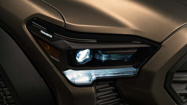 Front headlight of 2024 Tacoma Trailhunter