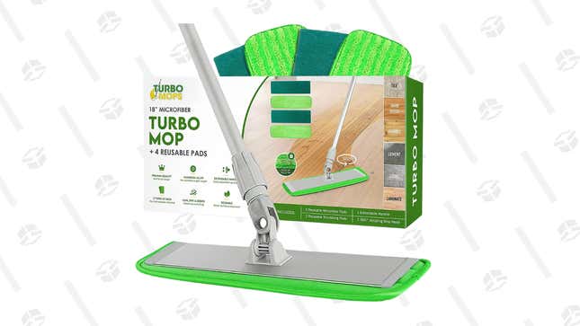 Turbo Microfiber Mop Floor Cleaning System | $21 | Amazon | Clip Coupon