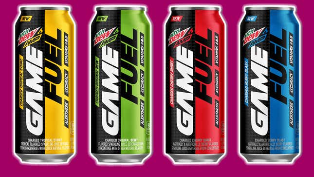 Image for article titled Every Flavor Of Game Fuel Reviewed And Then Mixed Together