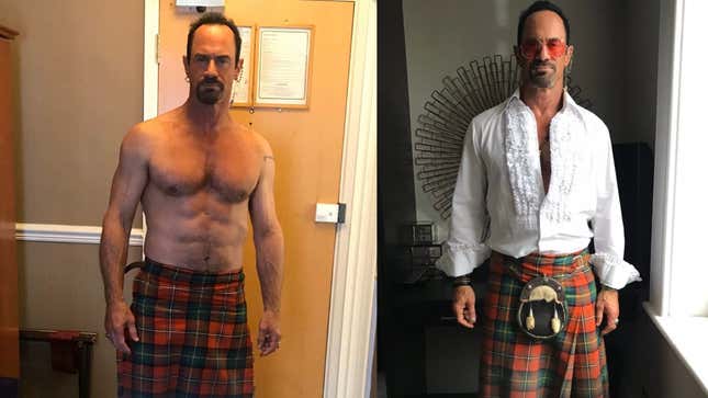 Image for article titled Chris Meloni&#39;s Thirst Trap Hinges Entirely On This Kilt