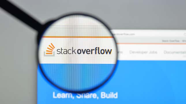 ChatGPT could be cratering Stack Overflow’s traffic the same way Chegg claims it did to them. 