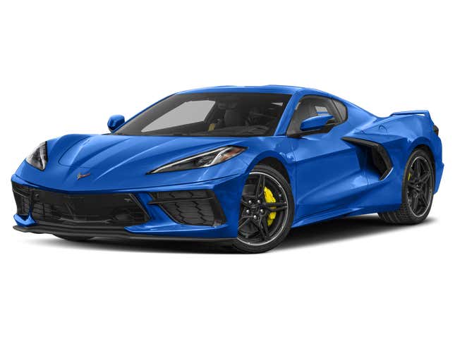 Chevrolet Corvette / 2dr Stingray Cpe w/1LT 2023. Front 3⁄4, Facing to the Left