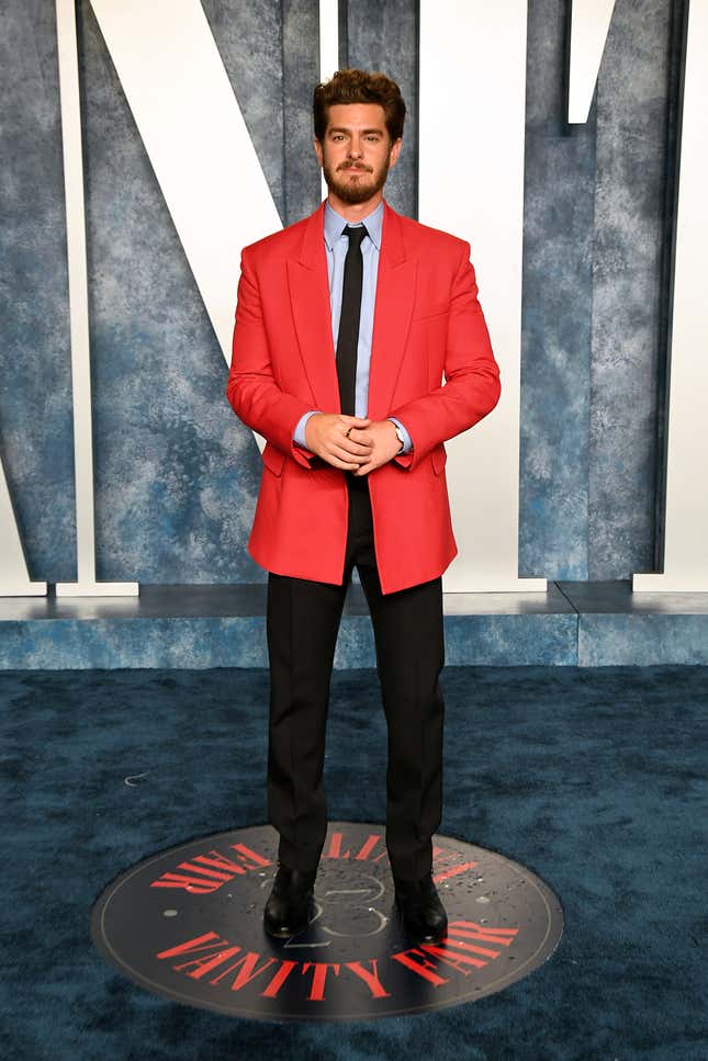 2023 Oscars Afterparties: Andrew Garfield at the 2023 Vanity Fair Oscars Party