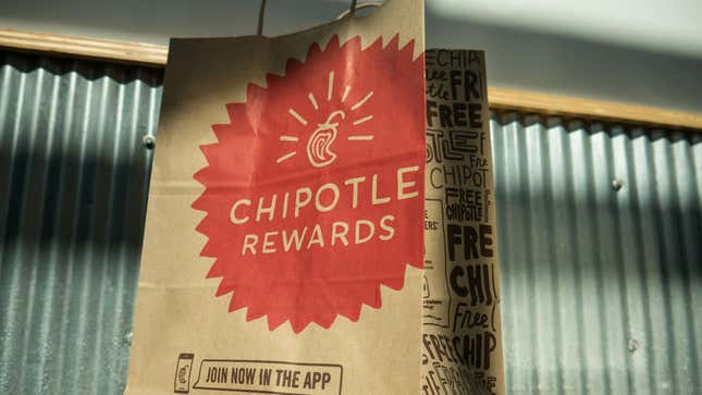 Image for article titled Chipotle Rewards Are Worth Less Now