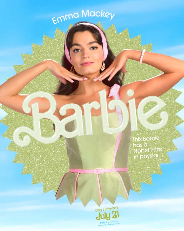 Barbie: Emma Mackey character poster