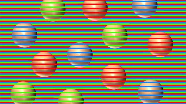 Imagen para el artículo titulado Da igual cuántas veces lo veas, todas estas bolas son del mismo color