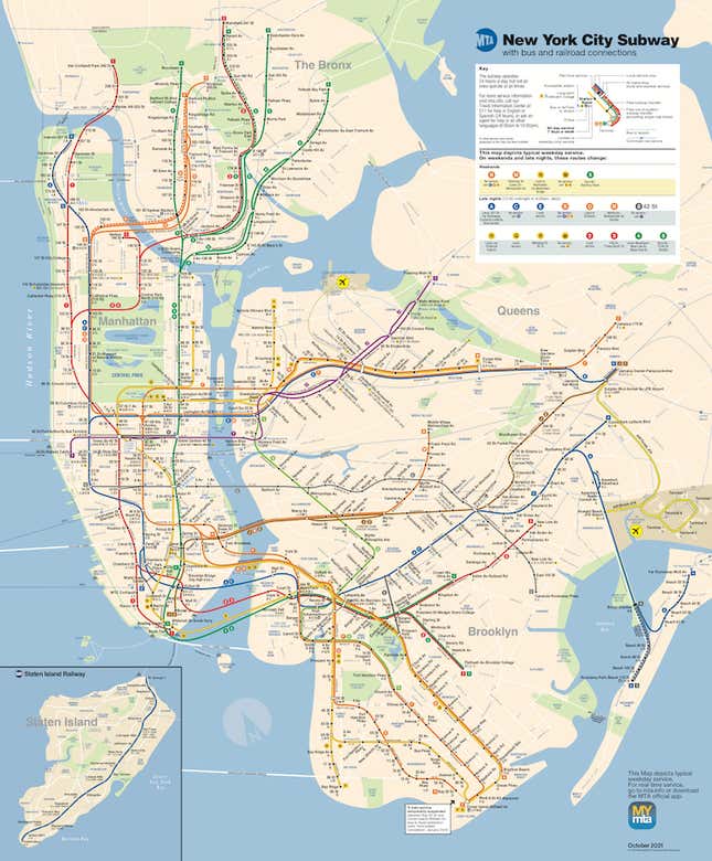 New York City's Testing a New Subway Map