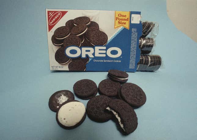Oreo cookies from 1986.