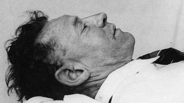 Fotografía del cadáver, tomada por la policía australiana en 1948