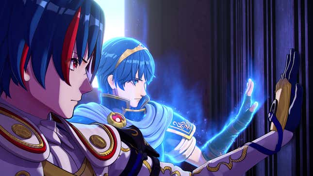 Fire Emblem Engage's hero communes with the past. 
